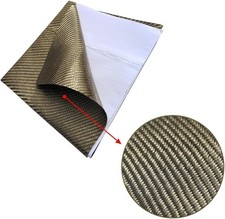 Adhesive Heat Barrier Sheet Titanium Heat Shield Resistant 1200 Degree Firewall picture