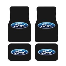 4 Piece Ford Car Front & Rear Floor Mat Set Non-Slip Carpet Mats picture