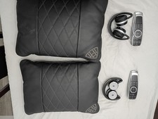 2014-2018 MERCEDES HEADPHONES/DVD REMOTE CONTROL & PILLOWS BUNDLE  picture