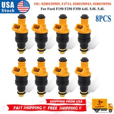 8Pcs Upgrade Fuel Injectors For Ford F150 F250 F350 4.6L 5.0L 5.4L 0280150718 picture