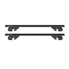 Cross Bar Roof Racks Carrier Alu for Subaru Forester 2019-2024 Black 2Pcs picture