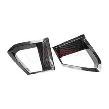 Real Carbon Fiber Upper Grille Insert Covers for 2024+ Ford Mustang GT picture