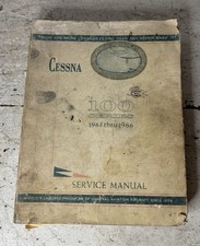 Vintage Cessna 100 Series Service Manual 1963 Thru 1966 Airplane picture