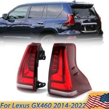 LED Smoked Tail Lights For Lexus GX460 2014-2021 W/Sequential & Animation picture