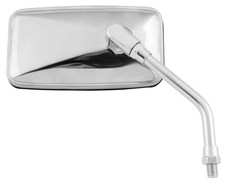 BikeMaster Stainless Cruiser Mirror Ultra-Flat Lens 10mm Universal picture