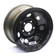Speedway 15 x 8 IMCA Black Wheel 4 Backspace, Beadlock, 5x4.5 picture