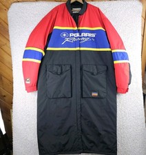 Vintage Polaris Team Racing Warm Up Long Jacket Genuine Race Gear Size 3XL Rare picture