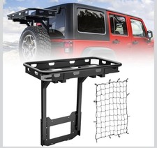 YZONA Jeep Wrangler JK Rear Cargo Basket Rack 2007-2018 JK/JKU 2/4 Door picture