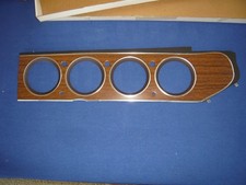 1970-1971 Barracuda Cuda Challenger Rallye Gauge Woodgrain Panel Bezel NEW picture