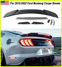 High-kick Wicker Bill Rear Trunk Spoiler Wing For 2015-2022 Ford Mustang Coupe picture