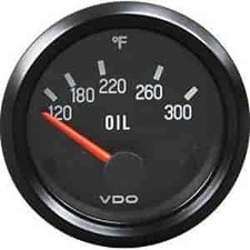 VDO Cockpit Oil Temperature Gauge 2-1/16