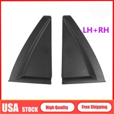 New Black Rear LH+RH Outside Door Pillar Delta Molding For 05-10 Kia Sportage picture