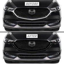 Chrome Delete Blackout Vinyl for 2017-21 Mazda CX5 CX-5 Grill Trim picture