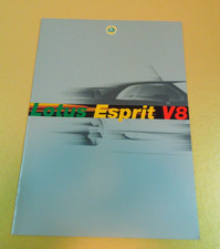 VINTAGE NOS ORIGINAL LOTUS ESPRIT V8 GT GLOSSY SALES BROCHURE MINT picture