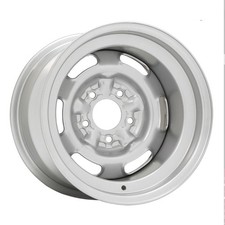 WHEEL VINTIQUES 59 Series Pontiac Rallye I 14X7 5X120.65 ET6 Silver (Qty of 1) picture
