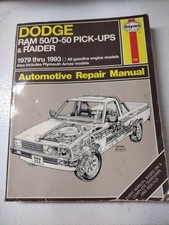 Repair Manual-Base Haynes 30045 Dodge Ram Pickup Trucks 1979 - 1993  picture