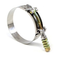 1X HPS Spring Loaded T-Bolt Hose Clamp Fit Range 3.25