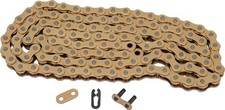 D.I.D 520 ERT3 Racing Chain 120 Links Gold Clip Link picture