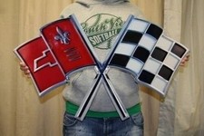 1965 Corvette Flags Large Metal Sign 28