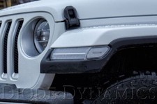 Clear LED Sidemarkers for 2018-2025 Jeep JL Wrangler (pair) Diode Dynamics picture