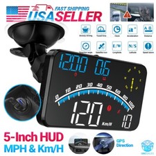 Digital Speedometer Universal GPS Car HUD Head Up Display MPH Overspeed Alarm 5