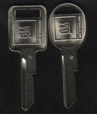 Chevrolet E H Key Blank Set Corvette Camaro SS Impala 1969 1973 1977 1981 GM picture