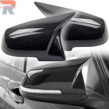 Real Carbon Fiber Mirror Covers Caps Fits BMW F20 F22 F30 F32 F36 F87 M2 Pair picture