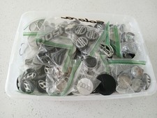 HUGE MIXED LOT EMBLEMS & SMALL WHEEL CENTER CAPS BULK DISCOUNT WHOLESALE OEM C3 picture