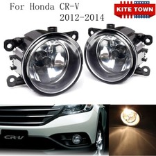 New Pair Of Clear Lens Bumper Fog Light Lamp RH LH For Honda CRV CR-V 2012-2014 picture