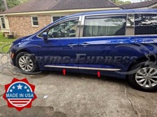 fit:2017-2026 Chrysler Pacifica 4Pc Flat Body Side Molding Trim ABL Stick-On picture