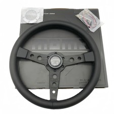 MOMO Prototipo P5 Black Edition 350mm Steering Wheel NEW Leather picture