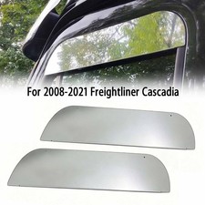 For 2008-2021 Freightliner Cascadia 7'' Chop Top Window Trim SS Mirror Polished picture