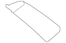 Genuine Land-Rover Pillar Molding LR102624 picture