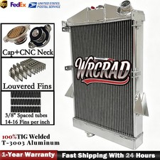 Aluminum Radiator For 1955-1957 Jaguar XK140 XK 140 M MC 3.4L l6 BASE Manual MT picture