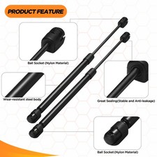 2Pcs Gas Springs Lift Support Struts Shock Extended 14