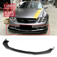 For Mercedes W230 R230 SL500 SL600 03-06 V Style Carbon Front Bumper Lip Spoiler picture
