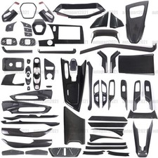 Real Dry Carbon Fiber Full Interior Set Cover Trim Kits For Corvette C8 2020-25 picture