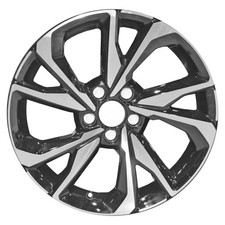 64108 Reconditioned OEM Factory Aluminum 18x8 Wheel Machined w/Black picture