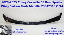 2020 -2025 Chevy Corvette C8 Rear Spoiler Wing Carbon Flash Metallic 23342318 picture