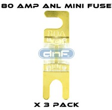 DNF (3 PCS) ANL MINI FUSE 80 AMP - FREE SAME DAY SHIPPING picture