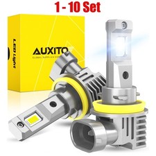 AUXITO H8 H9 H11 H16JP LED Headlight Fog Light M6 Bulb High Low Beam White 2-20X picture