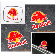 2 X Prank Funny Red Bull Logo Decal Stickers Vinyl Auto Car Truck Camper Window picture