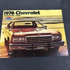 1976 Chevrolet Caprice Classic Impala Color Sales Brochure Original Advertising picture