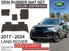 LAND ROVER RUBBER MATS DISCOVERY 5  VPLRS0333AAM GENUINE FACTORY OEM (ESPRESSO) picture