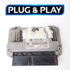 07K906055M VW Volkswagen Jetta 2009 2.5L AT Engine Computer Plug N Go.. picture