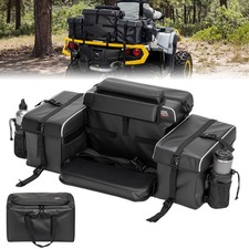 85L Framed ATV Rear Seat Bag Cooler Rack Back Storage Bottom Bag W/Cushion Pad picture