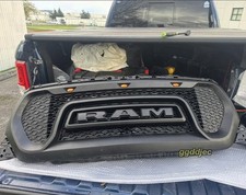 Rebel Style Grille For 2019-2022 Dodge Ram 1500 Grill W/LED Matte Black W/Letter picture