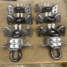 2017-2026 Ford F250 F350 F450 F550 OEM Black Factory Tow Hooks Pair With Bolts picture
