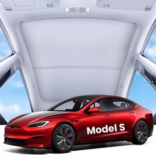 REEVAA 2025 Upgrade Tesla Model S Sunshade Roof [No S (2022-2025), Gray  picture