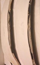 1966 1967 1968 Ford Falcon Fender Skirts Flush Mount Metal Pair 66 67 Comet picture